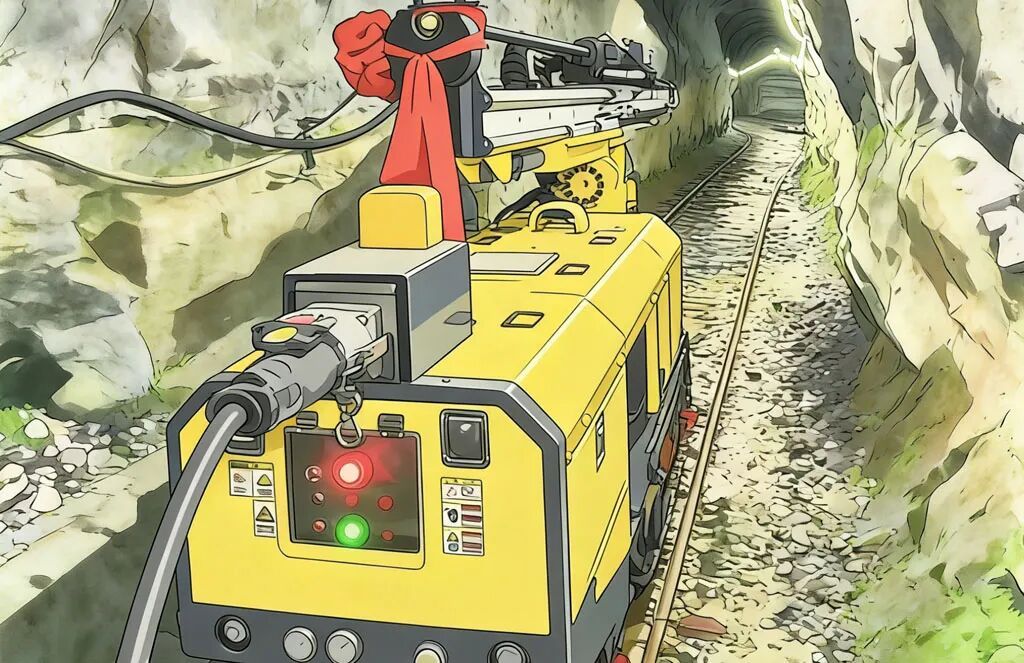 Application of Micro Rock Drilling Rig in the Mining of Sharply Inclined Thin Ore Veins