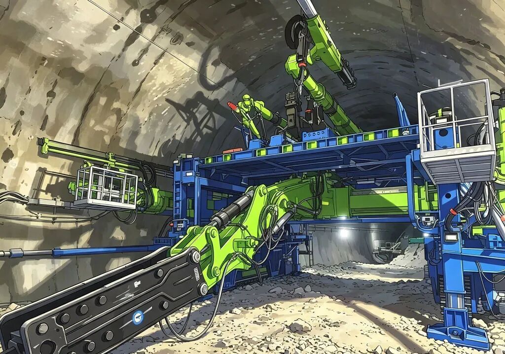 Integrated Tunnel Excavation and Support Construction Technology