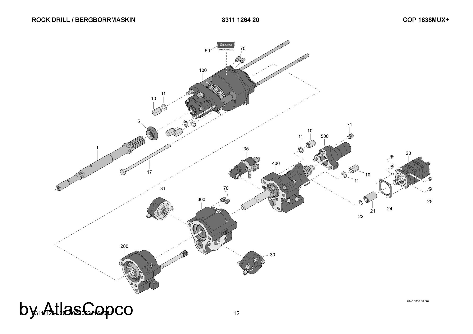 EPIROC - COP 1838MUX+ 6280012gZS73crKOr